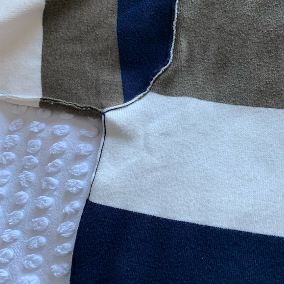 Free People Coastal Stripe zip pullover tunic sweater - Picture 9 of 14